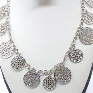 Charter Club Silver-tone Flat Waffle Disc AB Rhine